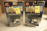 2 Racing Champions '80 Ford Bronco U.S. Marshal Cars