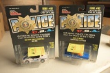 2 Racing Champions Cars 1998 Chevy Corvette Convertible DARE Car and 1968 Plymouth Nassau County NY