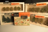 5 Boxes of Life-Like Train Display Trees