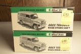 2 Liberty Classics by Spec Cast 1:25 Scale 1953 Jeep Willys Panel Delivery Banks