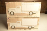 2 Liberty Classics by Spec Cast 1942 Chevrolet 1.5 Ton Van Boxes