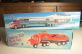 1995 Amoco Toy Race Car Hauler and Amoco Toy Tanker