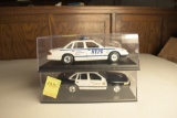 2 1:25 scale Police Car Replicas