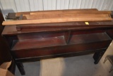Full Size bed back Board with slats and Foot Board