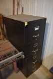 4 Tier Metal Filing Cabinet With Plumbing Items Contents