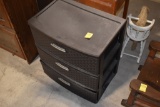 3 Drawer Plastic Cabinet
