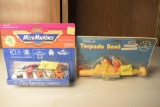 Micro Machines #7 City Service Collection and KPF Wind Up Torpedo Boat