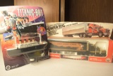 Zee Toys Power Rig Tractor Trailer and Dragon toys Titanic-Bot