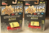 2 Racing Champions Model Police Cars