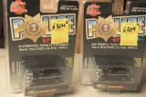 2 Racing Champions Model Police Cars