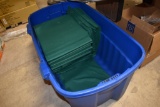 Tote of Green Table Clothes