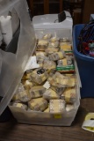 Container of Christmas Ornaments