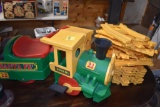 Sante Fe 22 Locomotive with Tracks