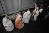 Blow Mold Nativity Scene