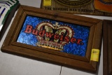 Wood Frame Budweiser Sign