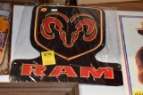 Dodge Ram Metal Sign