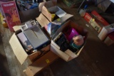 Box of Vintage Toys and Books