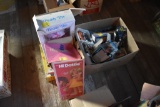 Box of Vintage Toys and Games