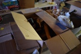 Group of Books, Box of Decorative Items, Glassware