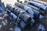 6 Rolls of Tall Dark Green Wire Fencing