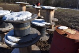 6 Wooden Spools