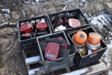 4 Milk Crates of Misc Vehicle Lights