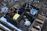 3 Milk Crates of Misc Vehicle Pieces