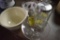 Glassware and Ceramic Bowl