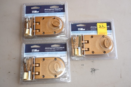 3 ilco Jimmyproof Deadbolts