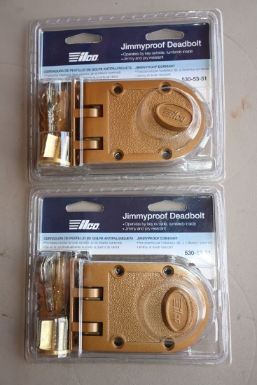 2 ilco Jimmyproof Deadbolts