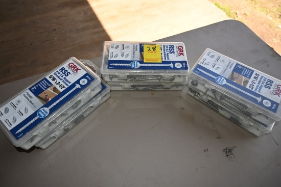 6 Boxes of GRK Fasteners RSS 316 SS Rugged Structural Screws