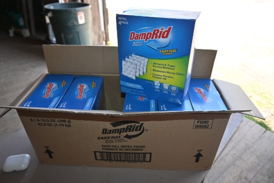 6 Boxes of Damp Rid Moisture Absorber