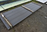 26 Pieces of 10' Charcoal Gray Corrugated Metal Paneling