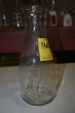 Lott Milk Co. of Binghamton NY Quart Milk Bottle