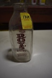Roy's Dairy  Quart Milk Bottle