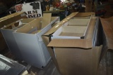 Three Grey Cabinets
