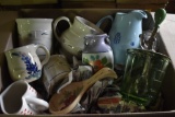 Box of Misc Jugs and Jars
