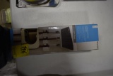 Style Selections Three Slot Broom and Mop Organizer