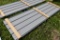 30 Pieces of 10' Sections of Gray Corrugated Metal Paneling