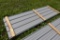 30 Pieces of 10' Sections of Gray Corrugated Metal Paneling