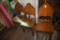 Three Wooden Chairs