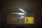 Three Measuring Spoons on a Wooden Plaque
