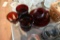 Red Glass Set