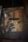 Barrel Spigots and Cork Screw on Wooden Plaque