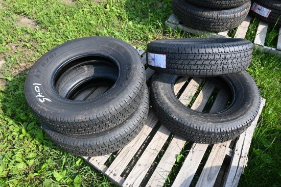 4 Atlas ST205/75R15 Tires
