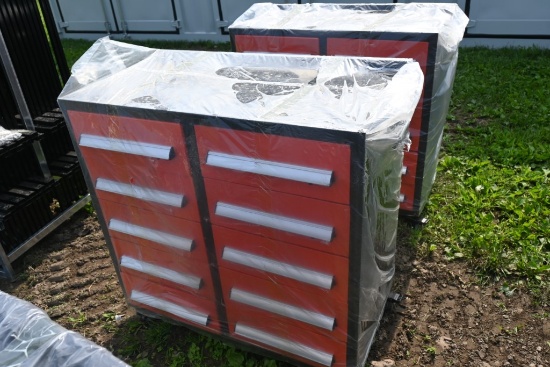 10 Drawer Toolbox Workbench on Wheels