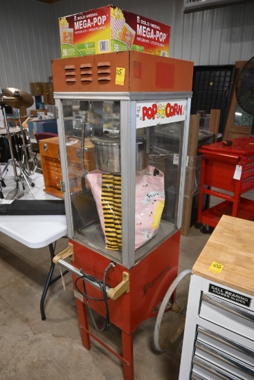 Pop Corn Machine Cart
