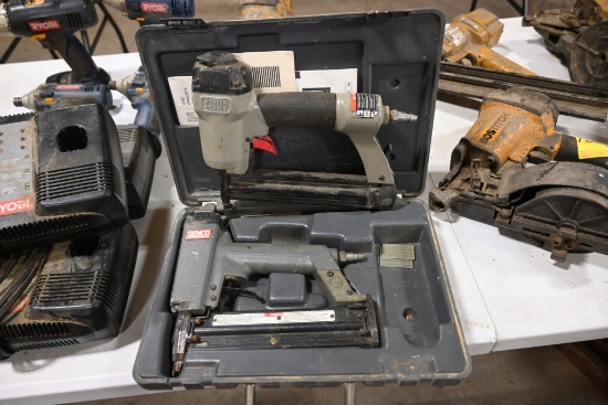 Two Air Brad Nailers