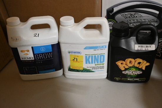3 One Litre Bottles of Liquid Fertilizer