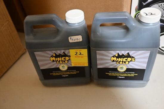 2 Quarts of Miner's Gold 6-1-3 Liquid Fertilizer